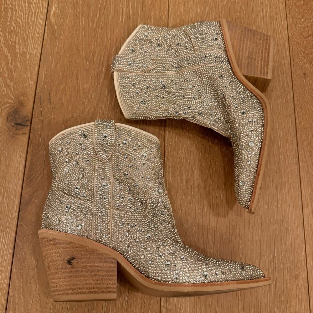 Dolce Vita Nashe Rhinestone Crystal boots - Picture 10 of 12